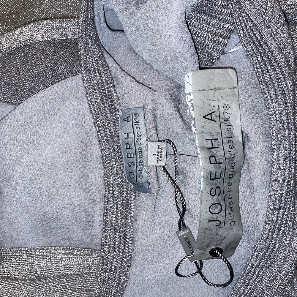 Joseph A. Silver Metallic Tunic Sweater - Picture 6 of 8